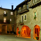 Plaça major o Firal dels Bousde Santa Pau