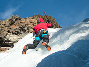 Curs d´escalada en gel