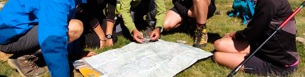 Curs d´orientació a la muntanya
