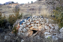 Forat dels Trumfos a la Planassa, prop del Collet de la Sansa (fora d´itinerari).