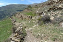 Trencall de l´ermita de Sant Roc.