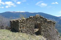 Restes de l´ermita de Sant Roc.