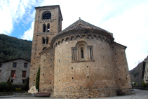 Absis de Sant Cristòfol de Beget.