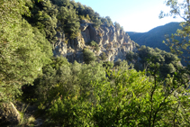 La pujada pel Grau és exigent però molt bonica i ens permet conèixer com eren els antics camins de ferradura.