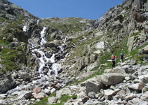 Arribant a la zona de confluència d´aigües.