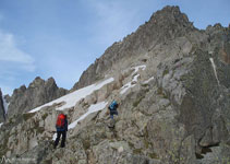 Seguim pujant fins a la base del Besiberri.