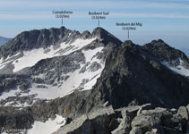 Vistes de la famosa cresta de Besiberris, una cresta desitjada per molts muntanyencs.
