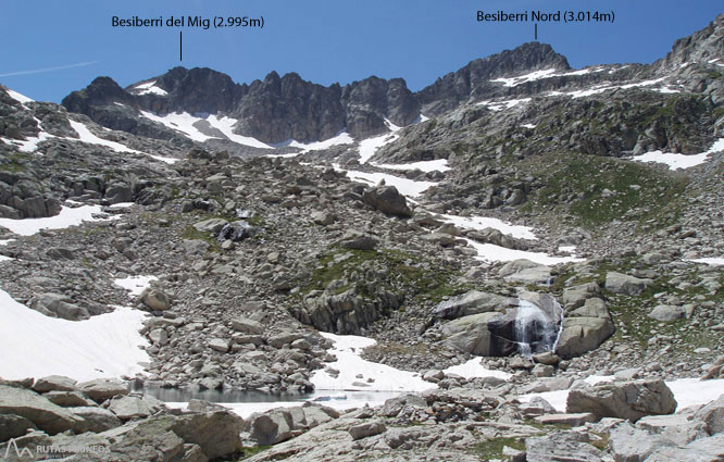 Besiberri Nord (3.014m) des de Cavallers per riu Malo 1 