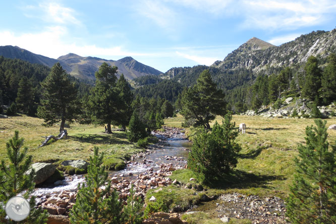 Besiberri Sud (3.024m) i Comaloforno (3.029m) pels estanys de Gémena 1 