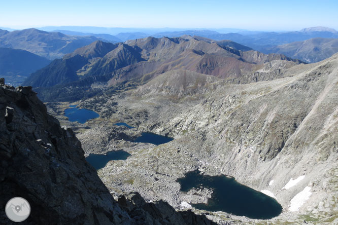 Besiberri Sud (3.024m) i Comaloforno (3.029m) pels estanys de Gémena 1 