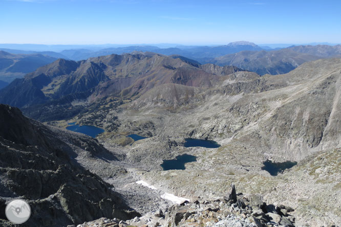 Besiberri Sud (3.024m) i Comaloforno (3.029m) pels estanys de Gémena 1 