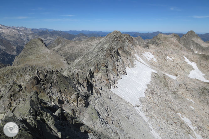 Besiberri Sud (3.024m) i Comaloforno (3.029m) pels estanys de Gémena 1 