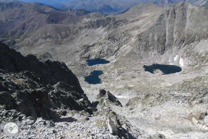 Besiberri Sud (3.024m) i Comaloforno (3.029m) pels estanys de Gémena 1 