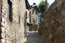 Carrer Major de Santa Coloma.