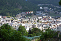 Vistes del nucli antic d´Andorra la Vella.