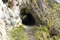 Túnel arribant a Canillo.