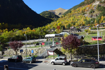 Telecabina d´Arinsal, punt d´inici de la ruta.