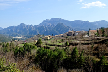 Vistes a la serra de Busa i Sant Llorenç.