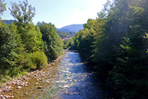 El riu Noguera Ribagorçana.