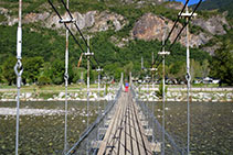 Pont penjant de Barruera.