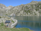 Estany Gento pel camí de la canal de Pigolo