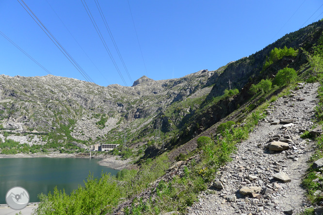 Estany Gento pel camí de la canal de Pigolo 1 