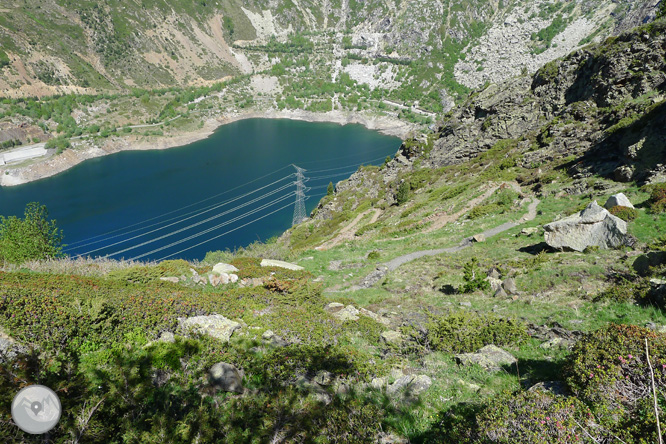 Estany Gento pel camí de la canal de Pigolo 1 