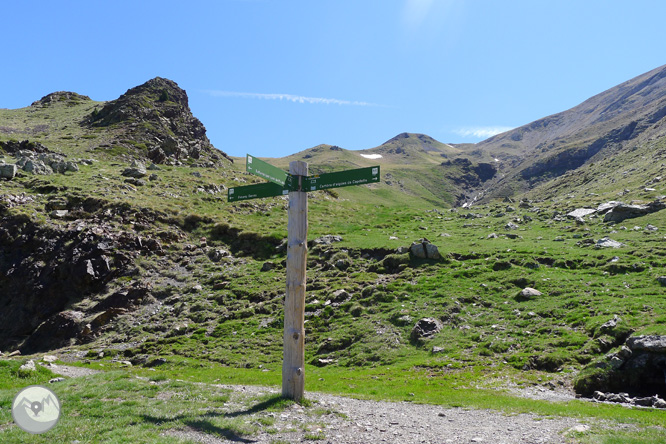 Estany Gento pel camí de la canal de Pigolo 1 