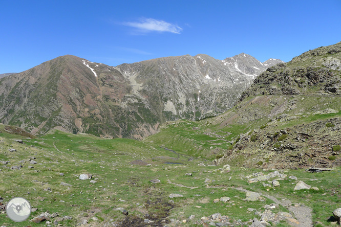 Estany Gento pel camí de la canal de Pigolo 1 