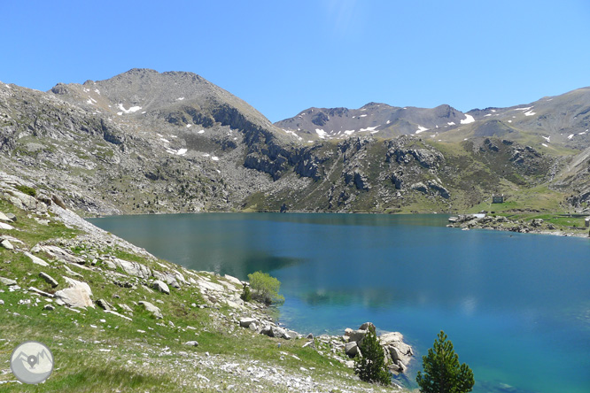 Estany Gento pel camí de la canal de Pigolo 1 