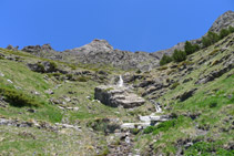 Cascades d´aigua del desglaç.