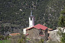 Església del poble d´Arcalís.