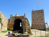 El castell de Sant Miquel des de Girona