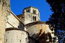 Detall del monestir de Sant Pere de Galligants.