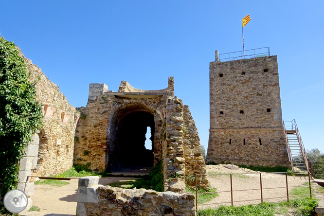 El castell de Sant Miquel des de Girona 1 