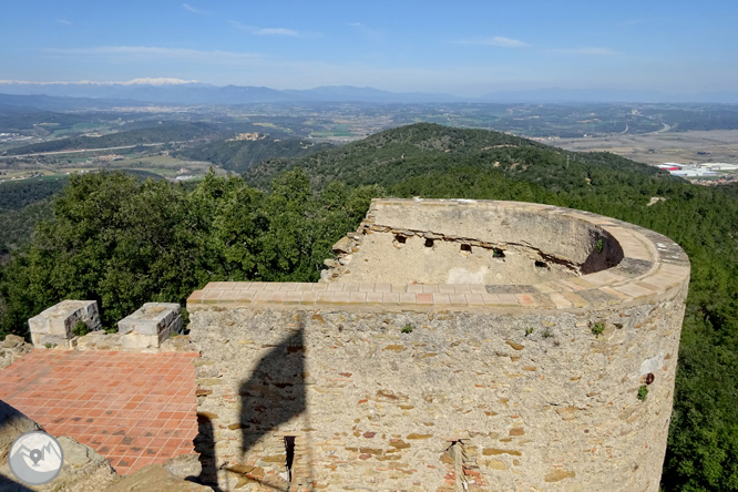 El castell de Sant Miquel des de Girona 1 