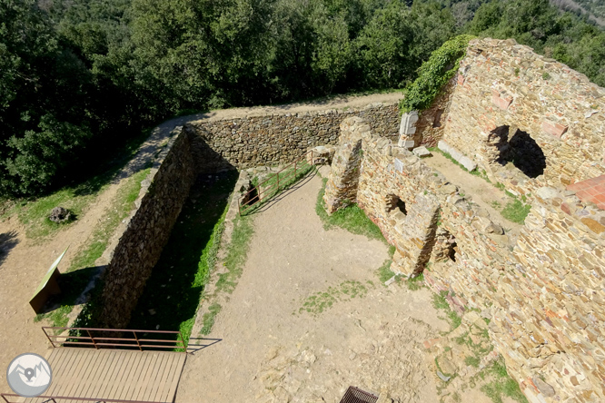 El castell de Sant Miquel des de Girona 1 