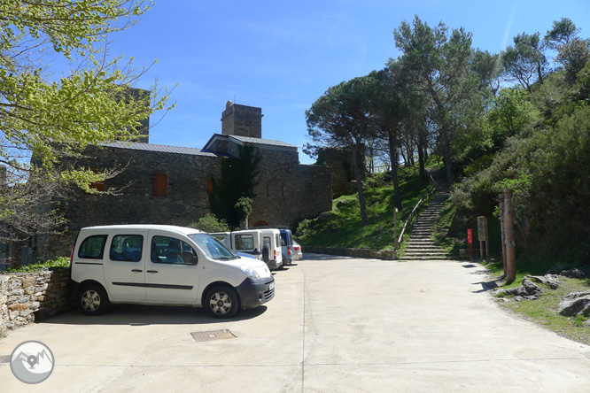 Castell de Sant Salvador de Verdera des de Sant Pere de Rodes 1 