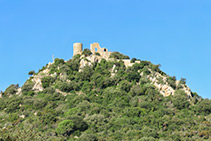 Vistes al castell de Burriac.