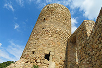 La torre del castell de Burriac.