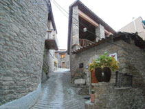 Carrer a Orcau