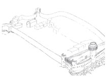 Croquis del castell de Sant Gervàs al segle XI (font: www.pallarsjussa.net).