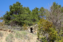 Cabana de pedra seca.