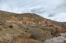 Tonalitats ferruginoses al serrat del Vent.