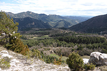 Vistes cap al S des de sobre de Cal Sastre.