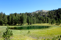 El bucòlic estany dera Lòssa.