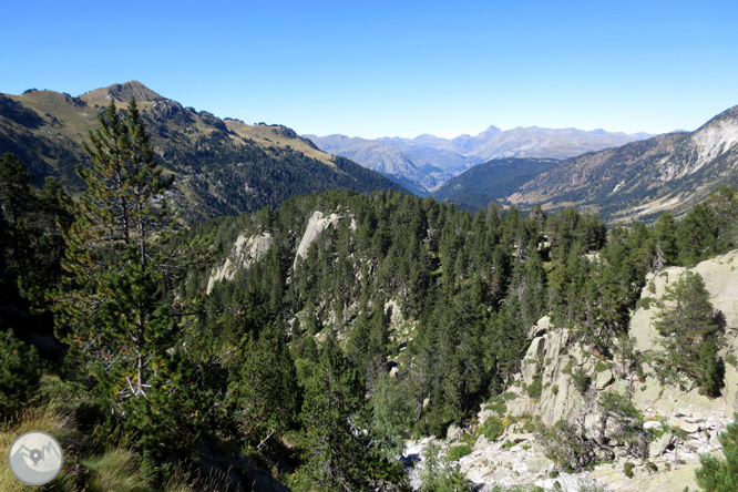 Circ i estanys de Colomèrs des del Plan des Banhs 1 