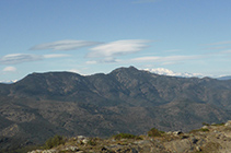 Vistes de la Muntanya de Verdera i el Canigó.