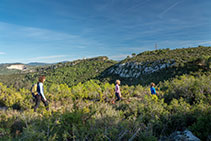 Vistes a Sant Miquel d’Olèrdola.