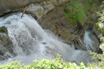 Cascada de l´Estrecho des del seu mirador superior.